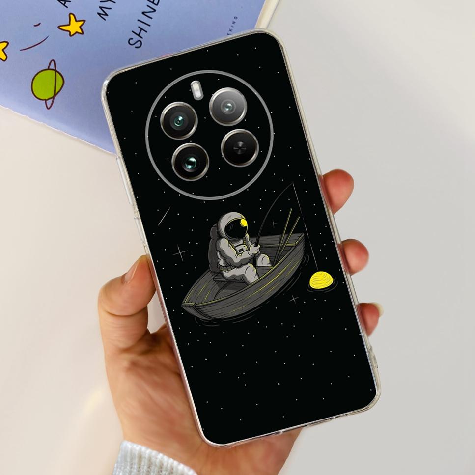Case For Realme 12 Pro 6.7" Fashion Cute Cartoon Cat Soft Silicone TPU Cover For Oppo Realme12 Pro 12Pro Plus Bumper Phone Case