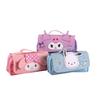 Sanrio New Three-layer Pencil Case Kuromi Cartoon Cute 3D Animation Printing Large Capacity Stationery Pencil Case