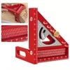 2-in-1 Upgraded Carpentry Set Square - with Small Triangle Ruler - 3D Multi-Angle Carpentry Square Protractor With Angle Tool