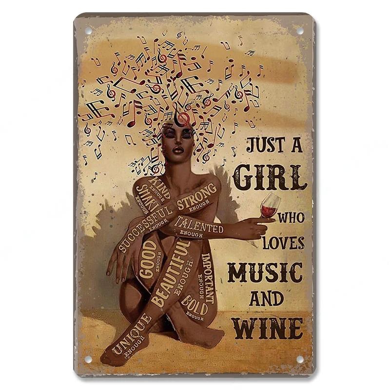 Vintage Music Posters Metal Tin Signs Retro Metal Plate Music CD Radio Guitar Singer Bar Club Wall Decor Living Room