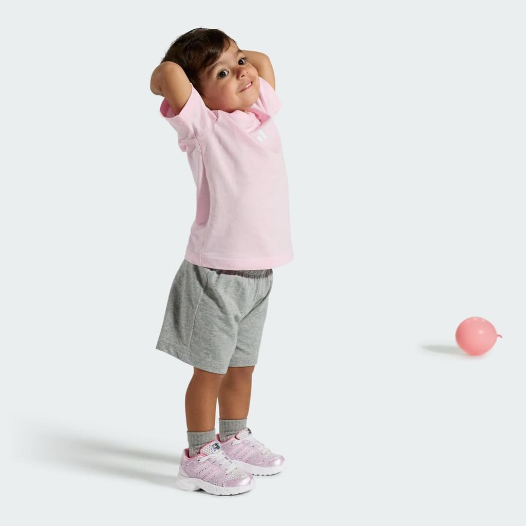 adidas ADISTAR CONTROL 5 LED EL I KK2613 Kids' Originals Sneakers Cloud White / Ice Lavender / Bliss Pink