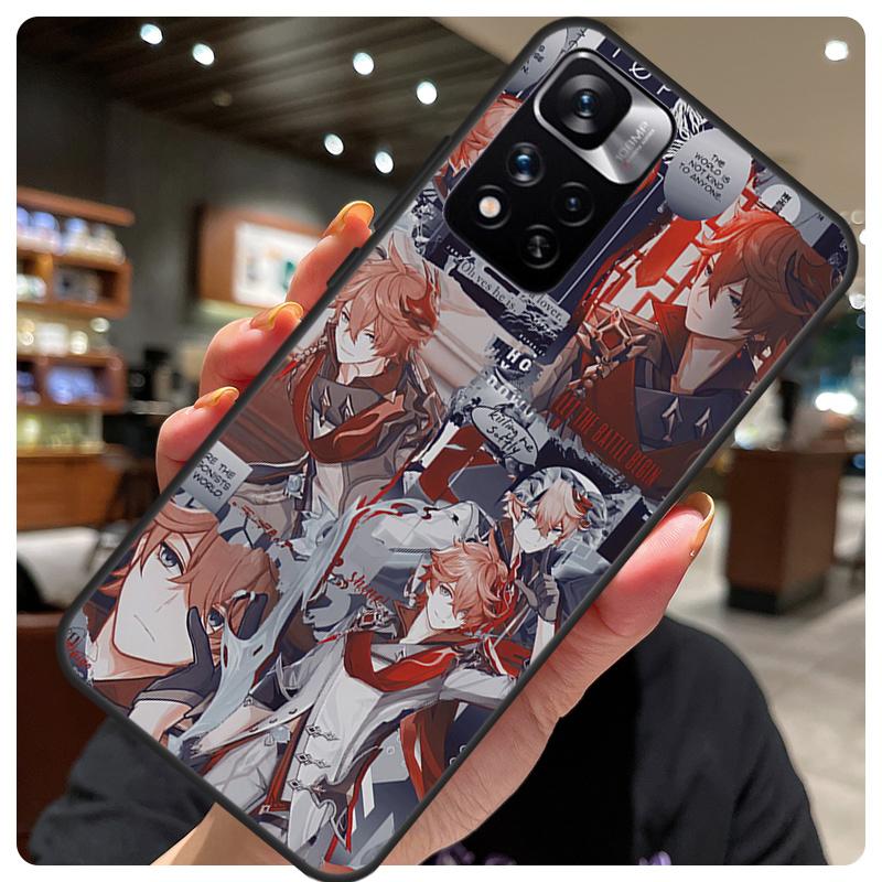 

Genshin Impact Tartaglia Case For Xiaomi Redmi Note 12 11 10 8 9 Pro Note 12S 9S 10S 11S Cover For Redmi 10C 12C 9C Redmi Note 9 Pro