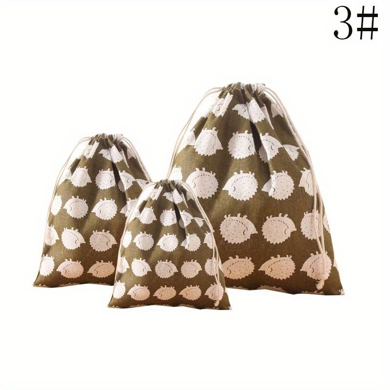 

1 шт. хлопковая сумка для хранения на шнурке, сумки для белья, дома и путешествий S