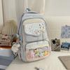 Schoolbag Japanese Cute Fresh Sweet Schoolbag Junior High School Students Large Capacity Backpack High Value Ins Niche Backpack