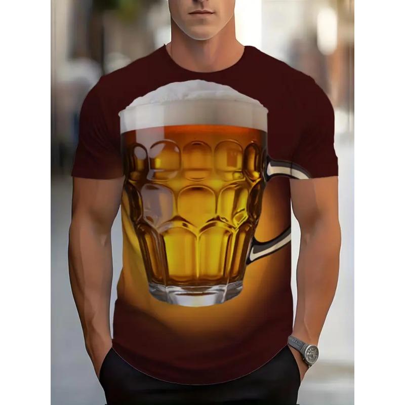 

[Pilsen Selection] Men s fashionable casual short-sleeved breathable T-shirt XL