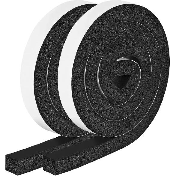 32M Self-Adhesive Foam Window Sealing Strip Weather Stripping Door Resilience Seal Tape Soundproof Windproof Insulation Strips