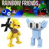Yellow Friends Rainbow Cyan Building Blocks Diy Puzzle Toys Abs Kids Fans Gifts