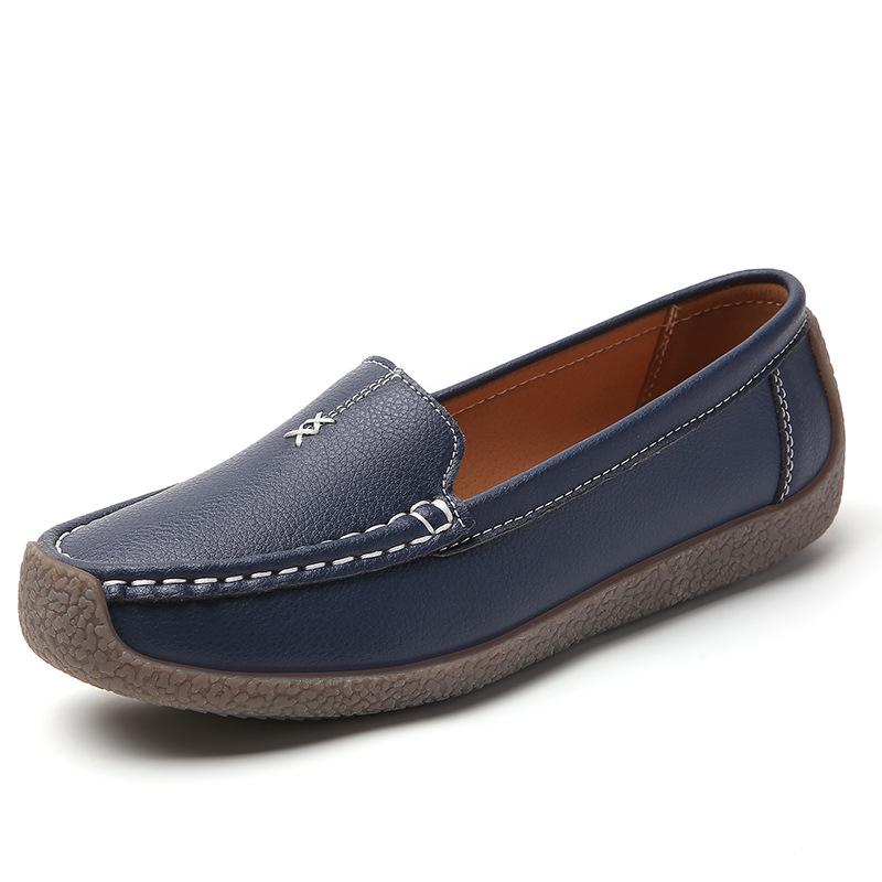 2025 Women's Casual Loafers: Comfortable Soft Sole & Upper, Plus Size, Bean Shoes