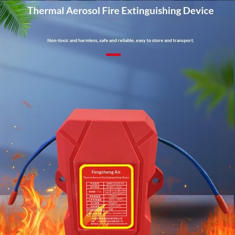 Dispositivo Aerosol Automatico Antincendio Adesivo Per Uso Domestico Armadio per lo Stoccaggio di Energia Veicoli