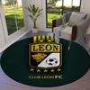 Club Leon Round Area Rug,Carpet Rug for Living Room Bedroom Sofa Playroom Decor,Non-slip Floor Mat