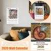 Wandkalender 2026, Kalender mit lustigem Thema, Lustiges Chat-Geschenk, Perfekte Wahl für den Heimgebrauch.