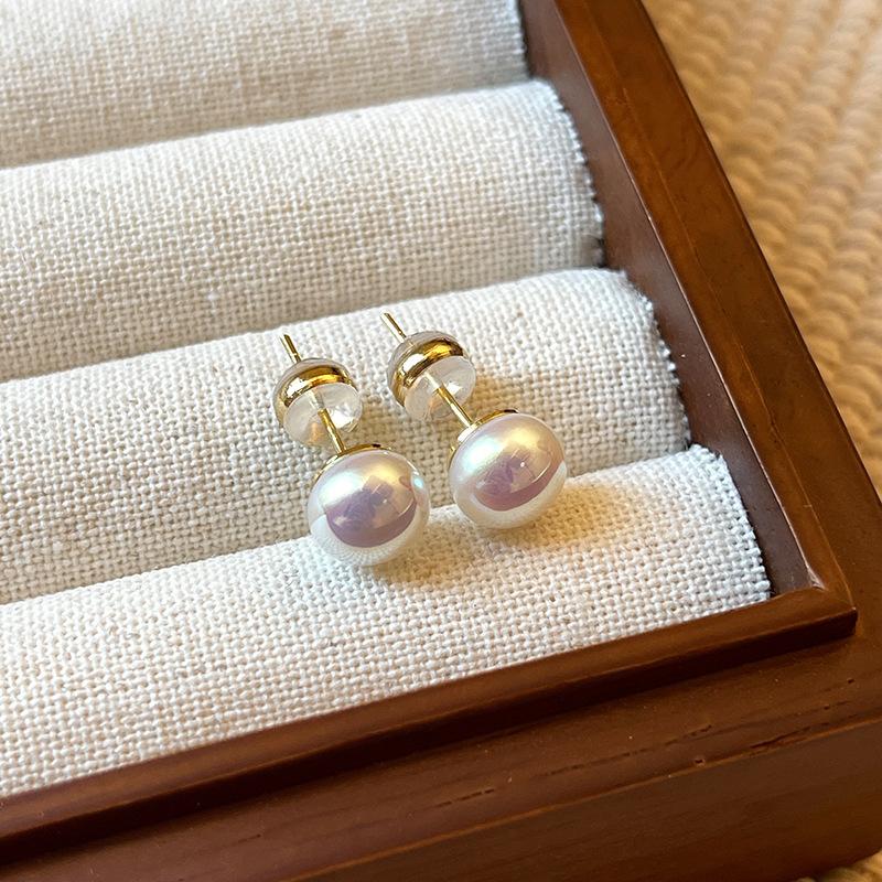 Shijia Pearl Earrings Without Earrings, Pearl Ear Clips, Aurora, Magic Steamed Buns, Pearl Stud Earrings, Women S High-End Ear Clips