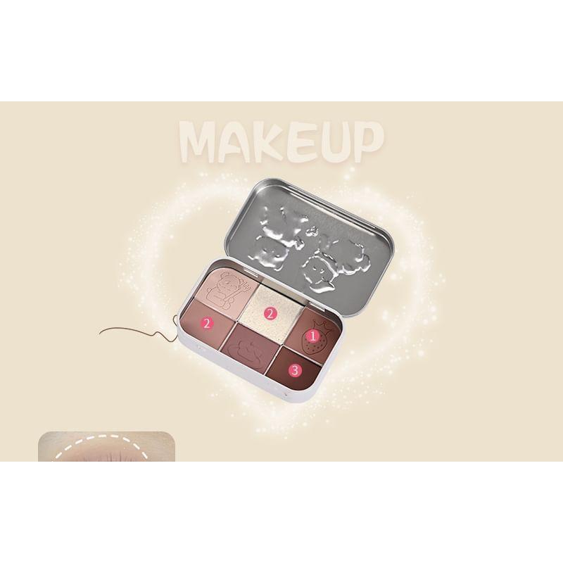 YIGU DIGU - Tea Party Series Metal Box Eyeshadow Palette #02