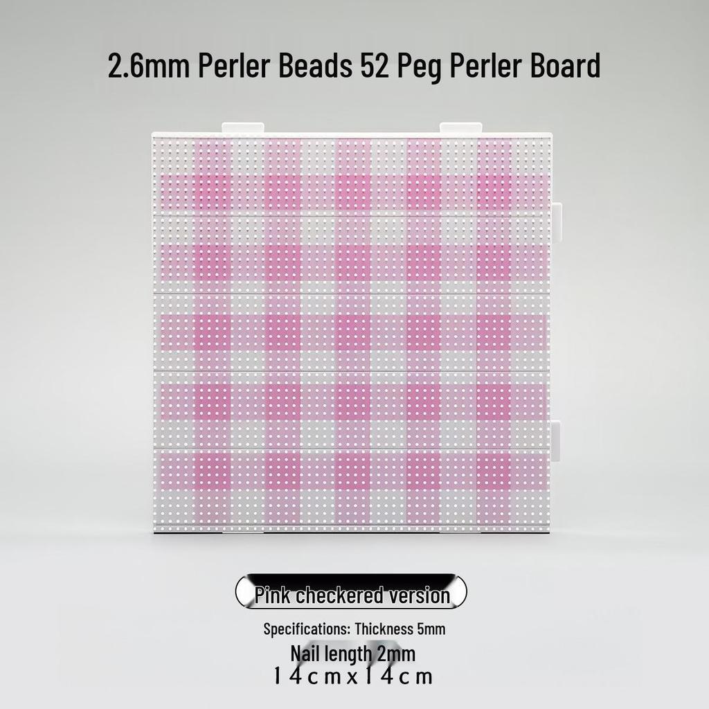 Heat-Resistant 2.6mm Pegboard Nails Set, 104 Pins for Perler Beads Mat Tool
