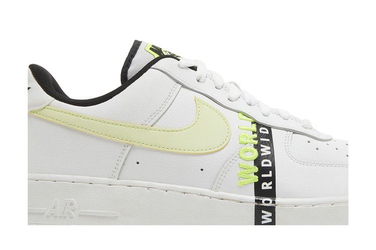 Men's Sneakers Nike Air Force 1 Low Worldwide White Volt White/Volt-Black-Barely Volt