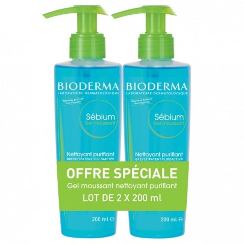 Bioderma Sebium Foaming Gel 2*200 ml