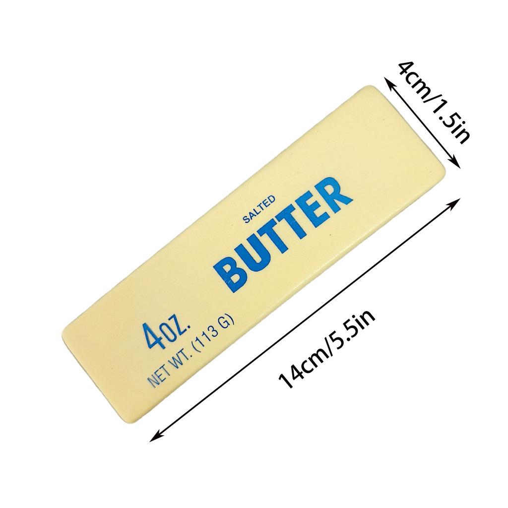 Butter Stick Pinching Decompression Toys Slow Rebound Toys Silicone Squeeze Toys Butter Flavor Sensory Toys To Relieve Tension