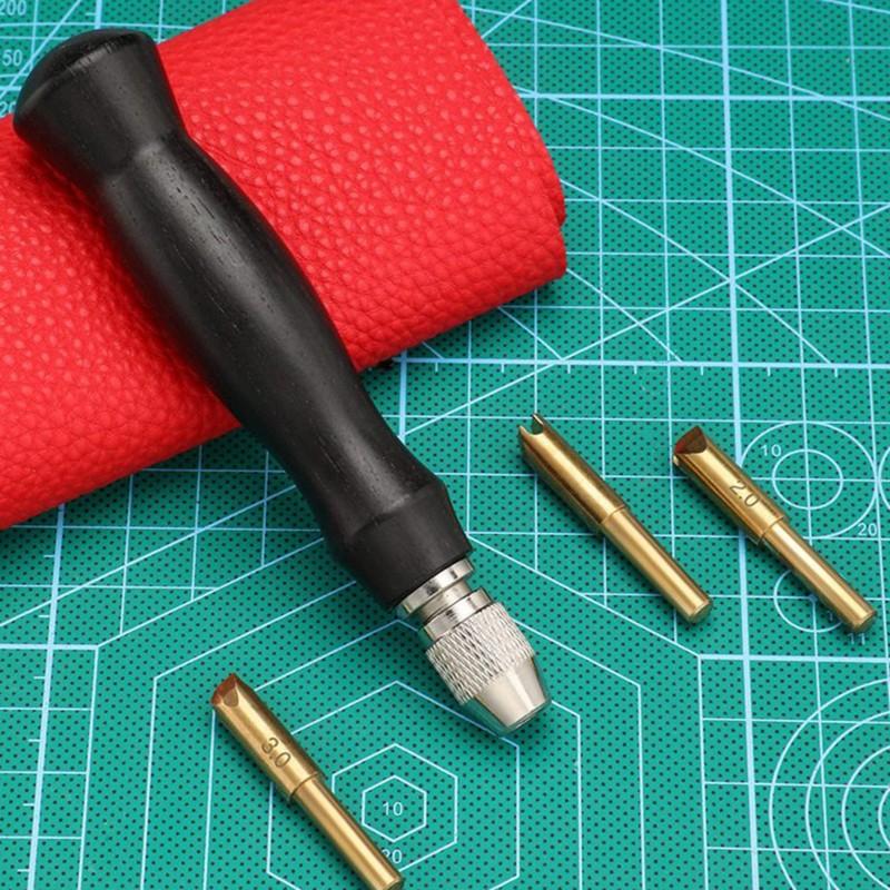 Sandelholz für Lederhandwerk Polierer-Kupferkante DIY Lederkanten Polierwerkzeug für Lederarbeiten
