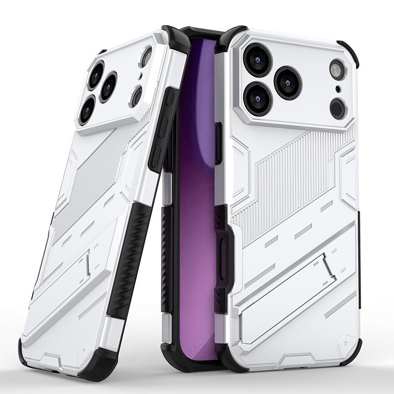 

Чехол для iPhone 17 Pro Max Для Чехла для iPhone 17 17 Air 17 Pro Pro Max Чехол Панк Держатель для Телефона Броня Чехол для iPhone 17 Air 5G iPhone17 Pro Max белый