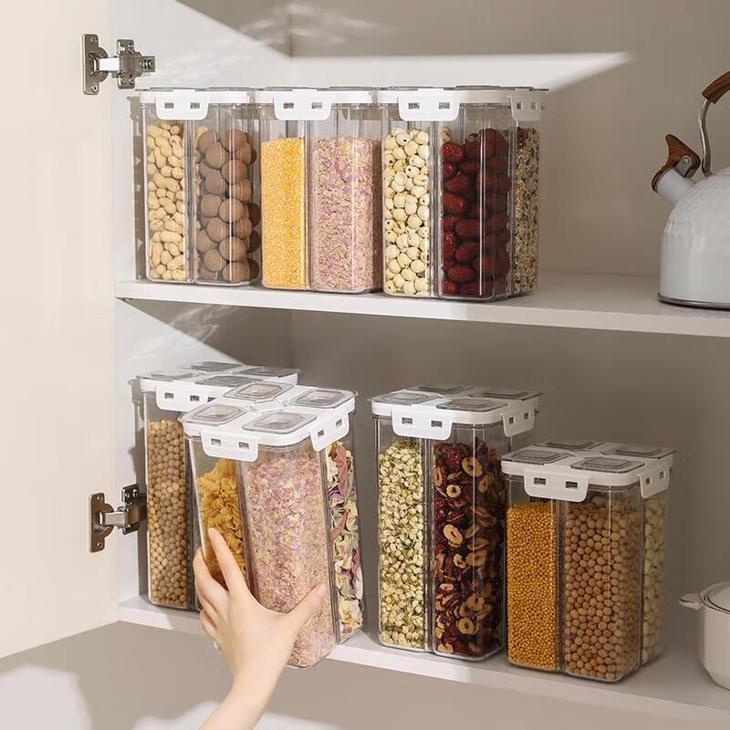 Multi-Grain Divided Rice Storage Container