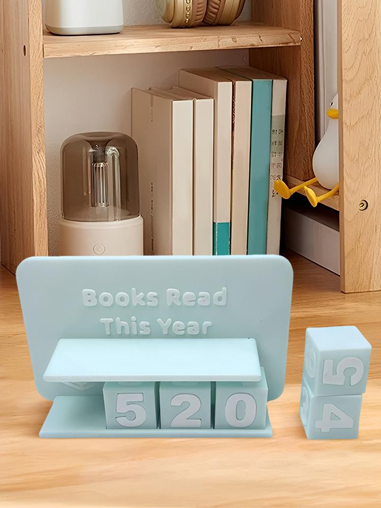 Books Read This Year Book Read Tracker Wear Resist Library Decor Ornament Book Counter Sign for Teachers Writers Library Lovers