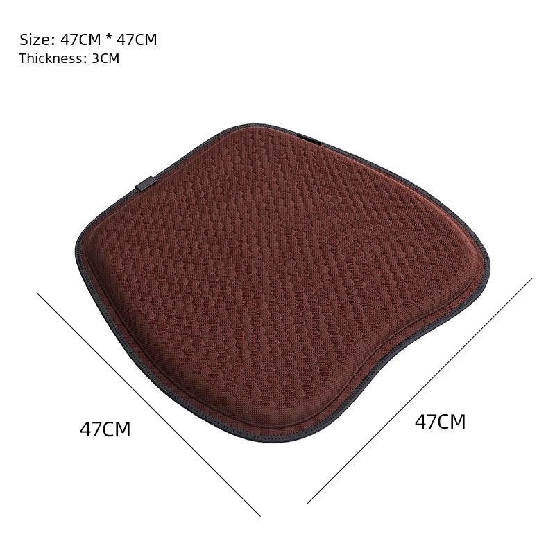 Pernă de Scaun Auto Gel Mătase de Gheață Antiderapantă pentru Patru Sezoane - Respirabilă și Confortabilă pentru Acasă, Birou și Călătorii Lungi