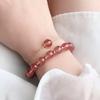 Strawberry Quartz Bracelet, Multiple Sizes, Girlish Fresh Style