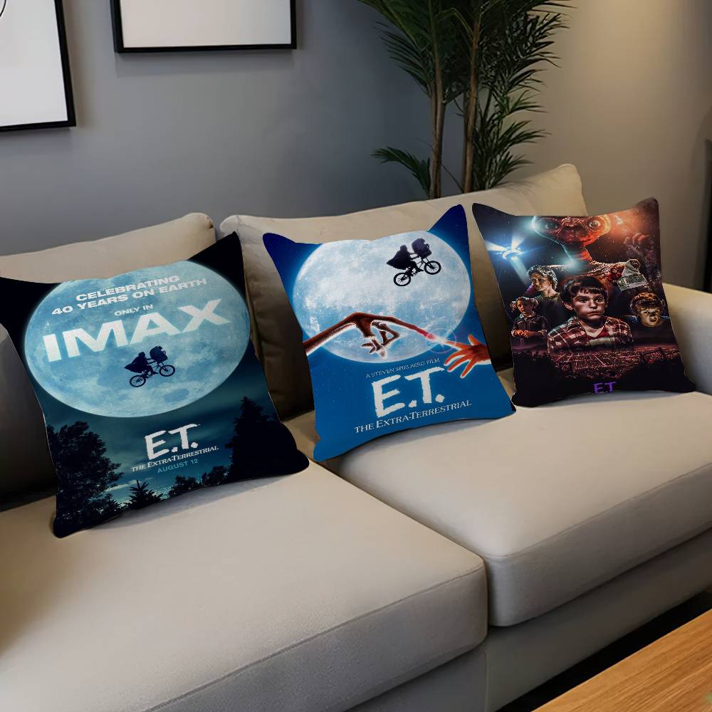 Movie E.T. The Extra-Terrestrial Personalized picture text home decorative pillows Household Gifts 45x45cm