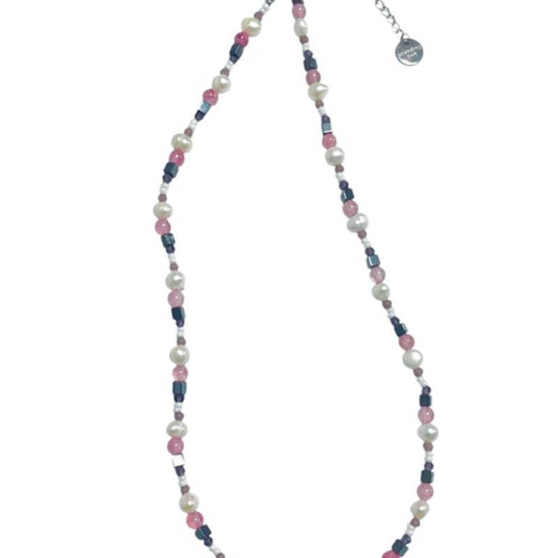 

standingfish aqua necklace P1 38cm + 5cm