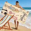 Sabrina Carpenter 2D Flat Print Beach Towel, Large Soft Quick Dry Towel for Beach Camping SwimmingZSTJ0915089
