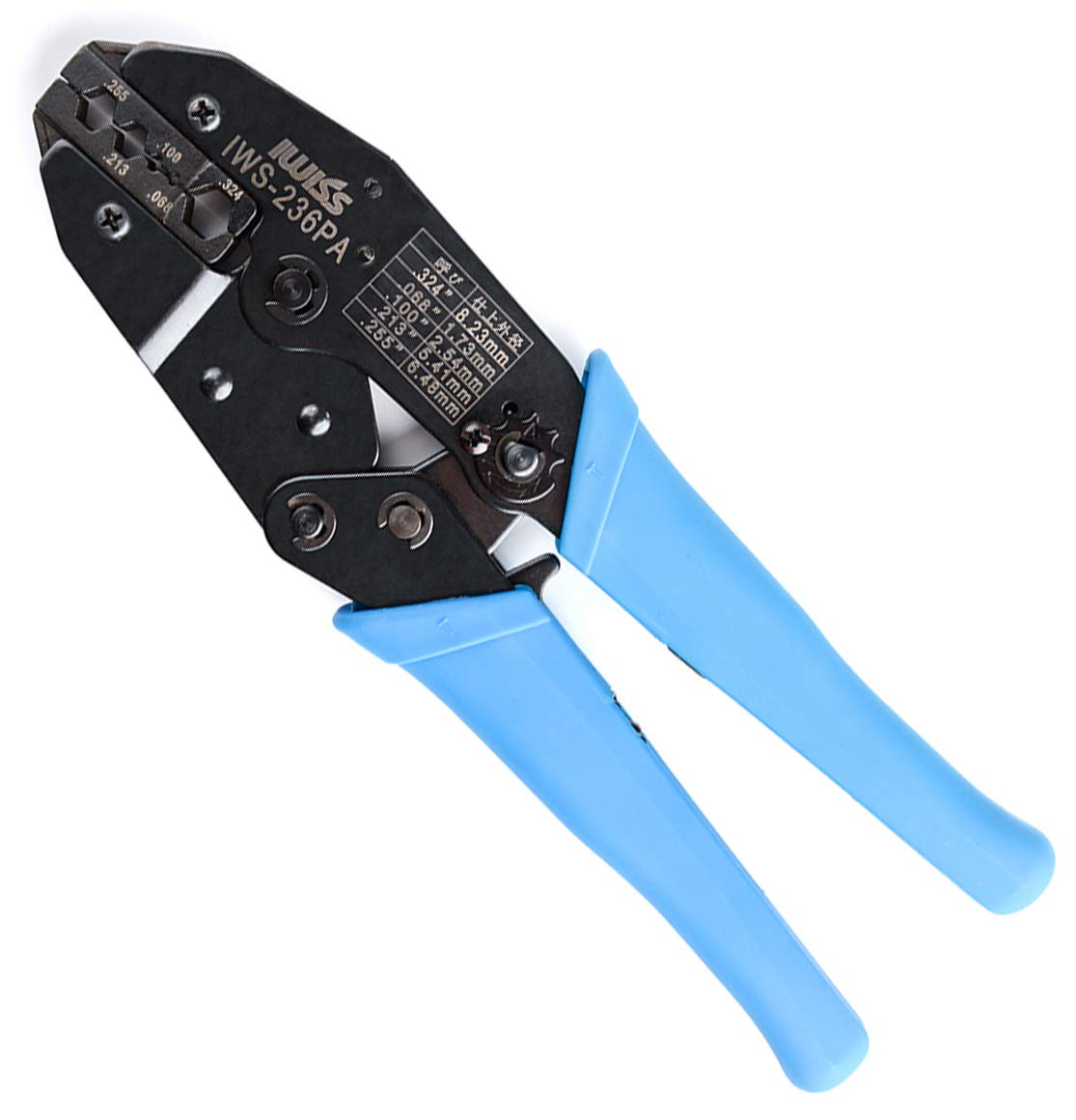 

IWISS Коаксиальный разъем BNC Разъем Обжимной храповый инструмент IWS-236PA Инструмент F-типа, синий