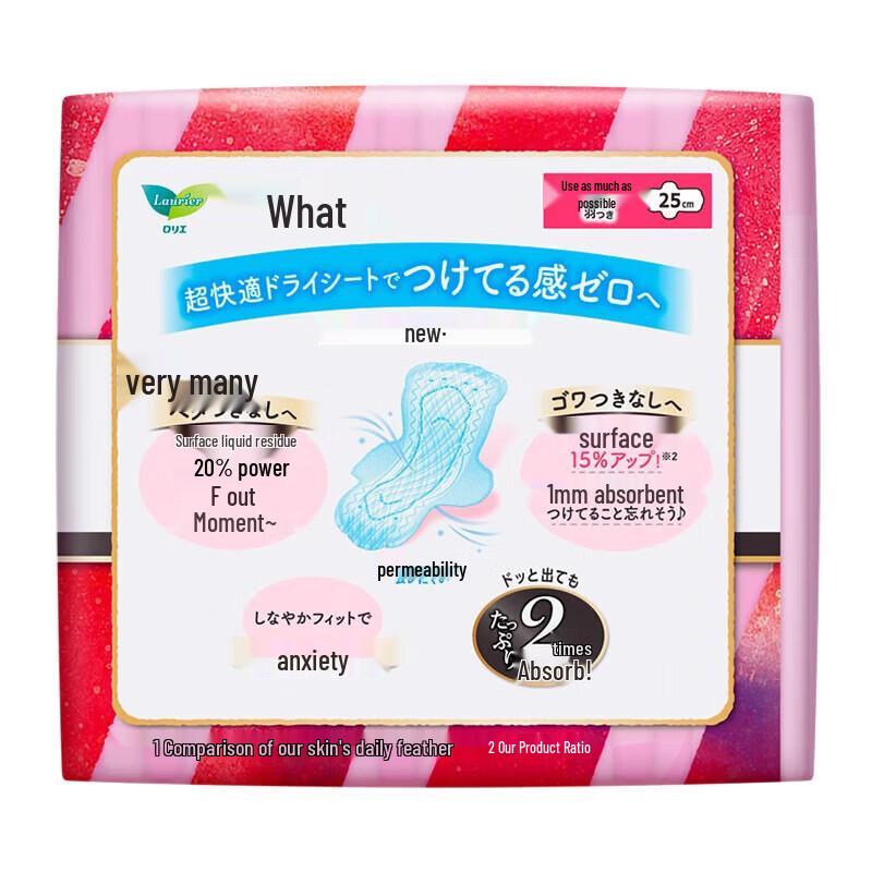 Kao Night Use & Laurier S Ultra Thin Day Use Sanitary Napkin Bundle