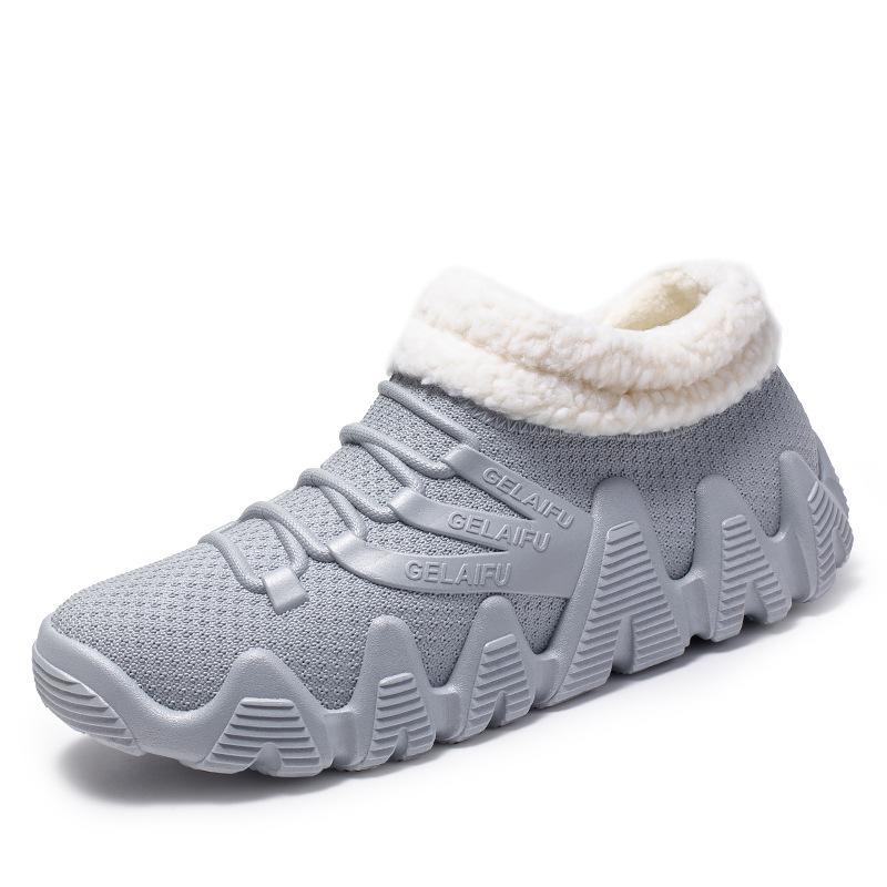 Men's Low-top Fashion Sports And Casual Anti-slip Removable Plush Waterproof Rain Boots