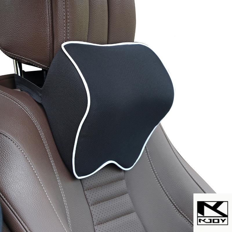 kkjoy Memory Foam Neck Support Pillow Universal Car Headrest used for driving comfort