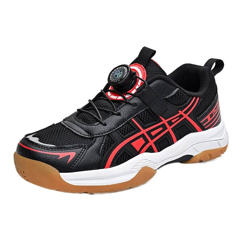 2025 chaussures de sport badminton automne enfants boucle rotative garçons tennis de table filles chaussures de tennis sport loisirs