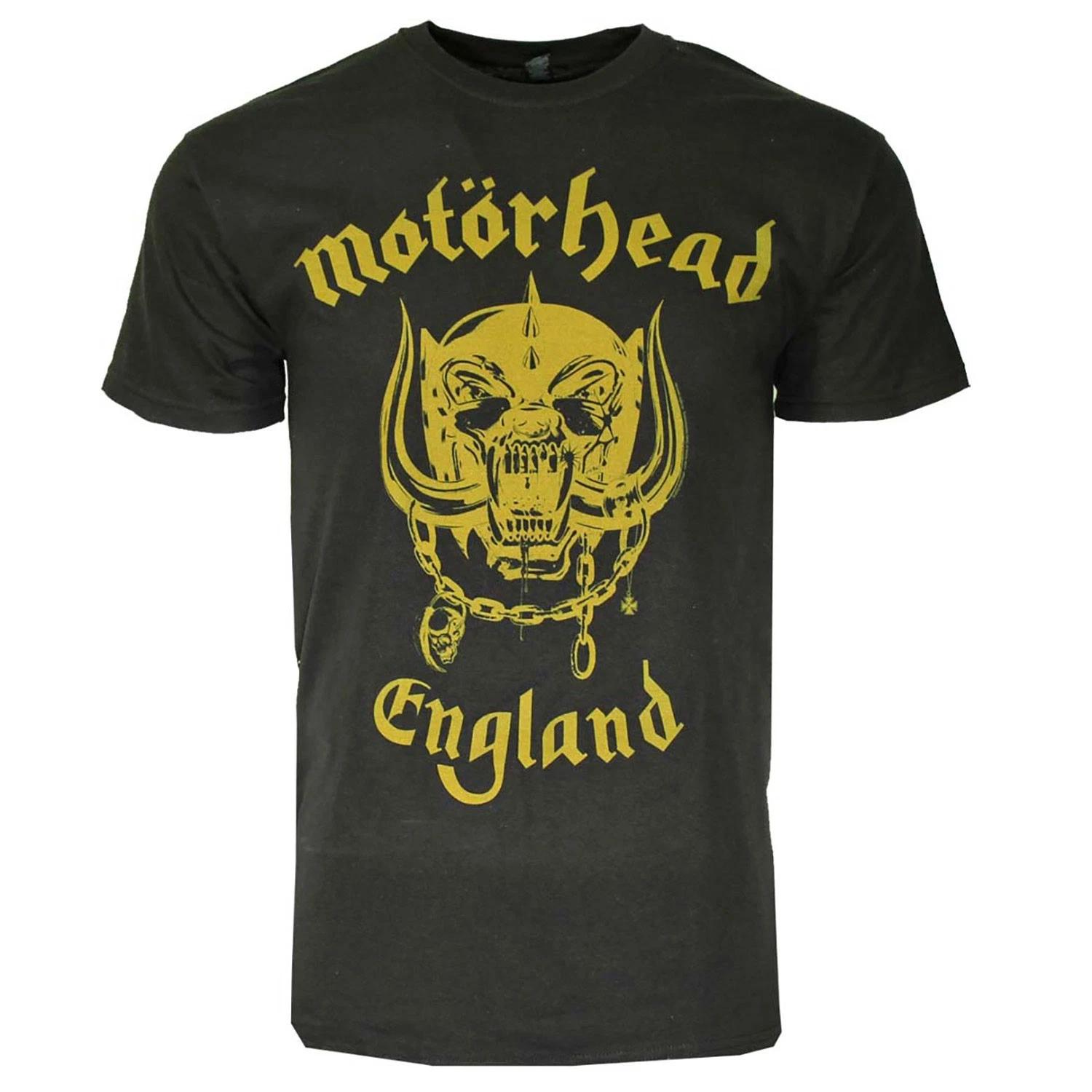 Men s Motorhead Gold T-shirt Small Black XS