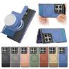 Funda Magnética de Cuero PU Para Motorola Razr Fold Carga Inalámbrica Flip Phone Mate Cubierta a Prueba de Golpes Para Moto Razr Fold Parachoques