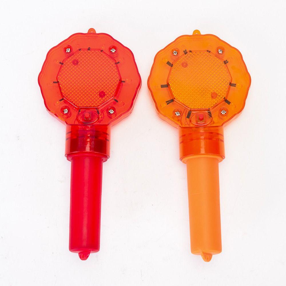 Red Plum Blossom Warning Light Handheld LED Strobe Light Emergency Flashing Light  Engineering