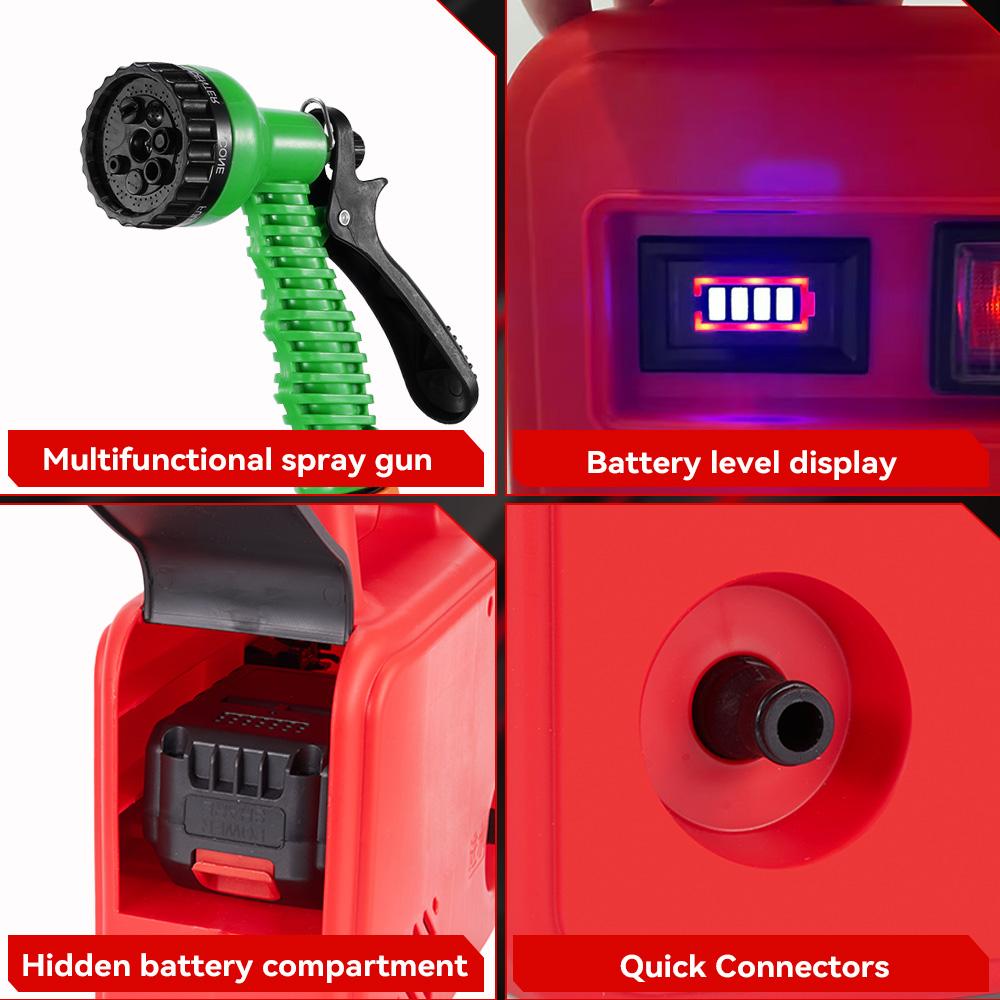 ONEVAN Elektrische Pumpen Wasserpumpe Maschine 150M Schnurlose wiederaufladbare Garten Waschmaschine Lithium-Batterie Werkzeug für Makita 18V Batterie