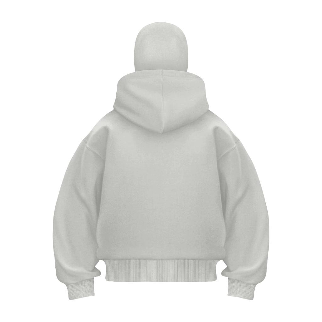 Men's Double Hood Loose Outdoor Trendy Hood Cardigan Zipper Hoodie