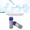 100 Bucăți Flacoane de Probă de 2 ml Sticlă Transparentă cu Dop Filetat Zonă de Scriere și Scară Pentru Laboratoare Produse de Frumusețe