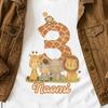 CUSTOM Safari 3rd Birthday Shirt, Jungle Animal 3 Years Old Birthday Tee, Custom Name Toddler Outfit, Youth Safari Party Shirt