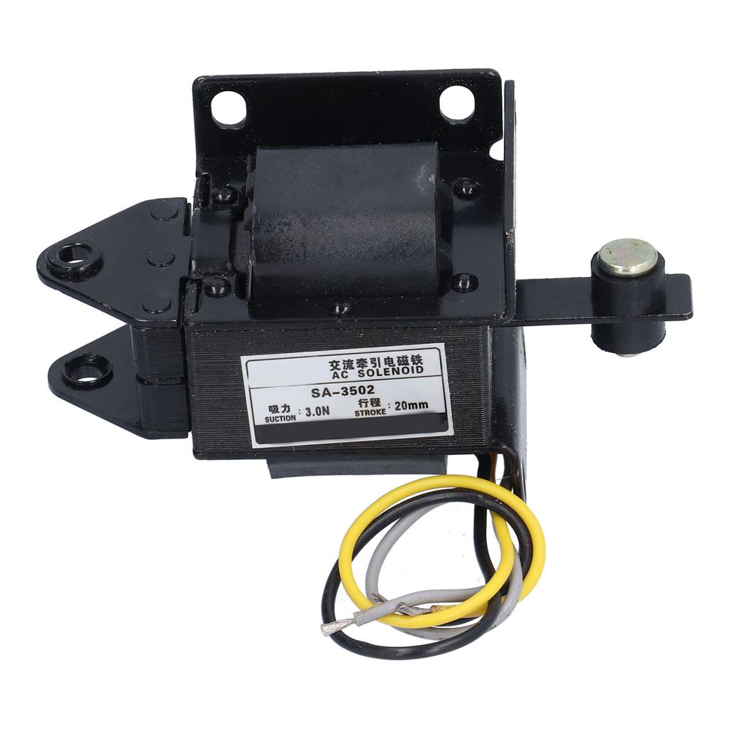 Solenoid Electromagnet Push Pull Type AC 220V Waterproof Heat DissipationTraction Magnet