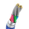 USBC cable for fast charging and data transfer 2m blue