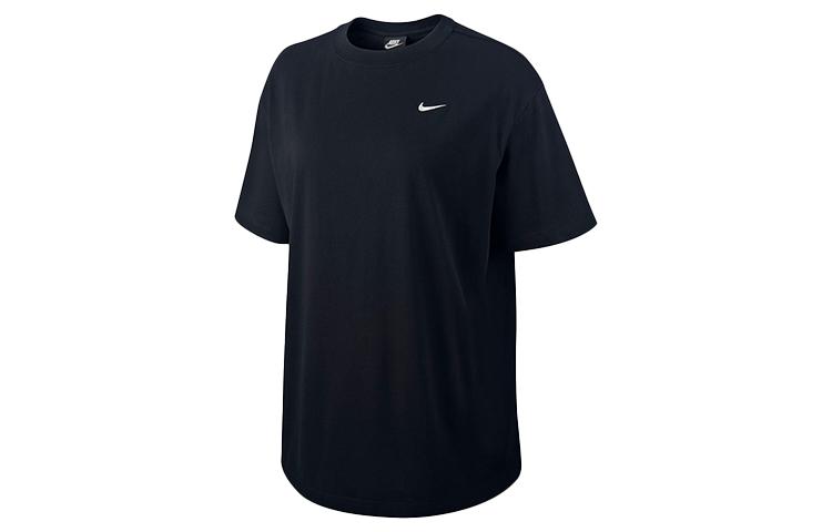 

Nike T Shirts Women s Black Crew Neck Moderate Straight Fit BV3929-010 XS
