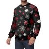 Men's Casual Fashion Printed Round Neck Pullover Sweatshirt