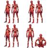Marvel Steel Spider-man Cosplay Costume Full Body Outfit With Hood