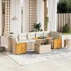 VidaXL Garden Lounge Set with Cushions 8 Pcs, Patio Sofas, Patio Furniture Set, Outdoor Furniture, Beige 3273872