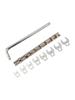 Bent Bar Wrench 3/8 Inch Drive Wrench Greasy Environments 3/8 Drive Ratchet Compatible Double End Socket Excellent Material Gear