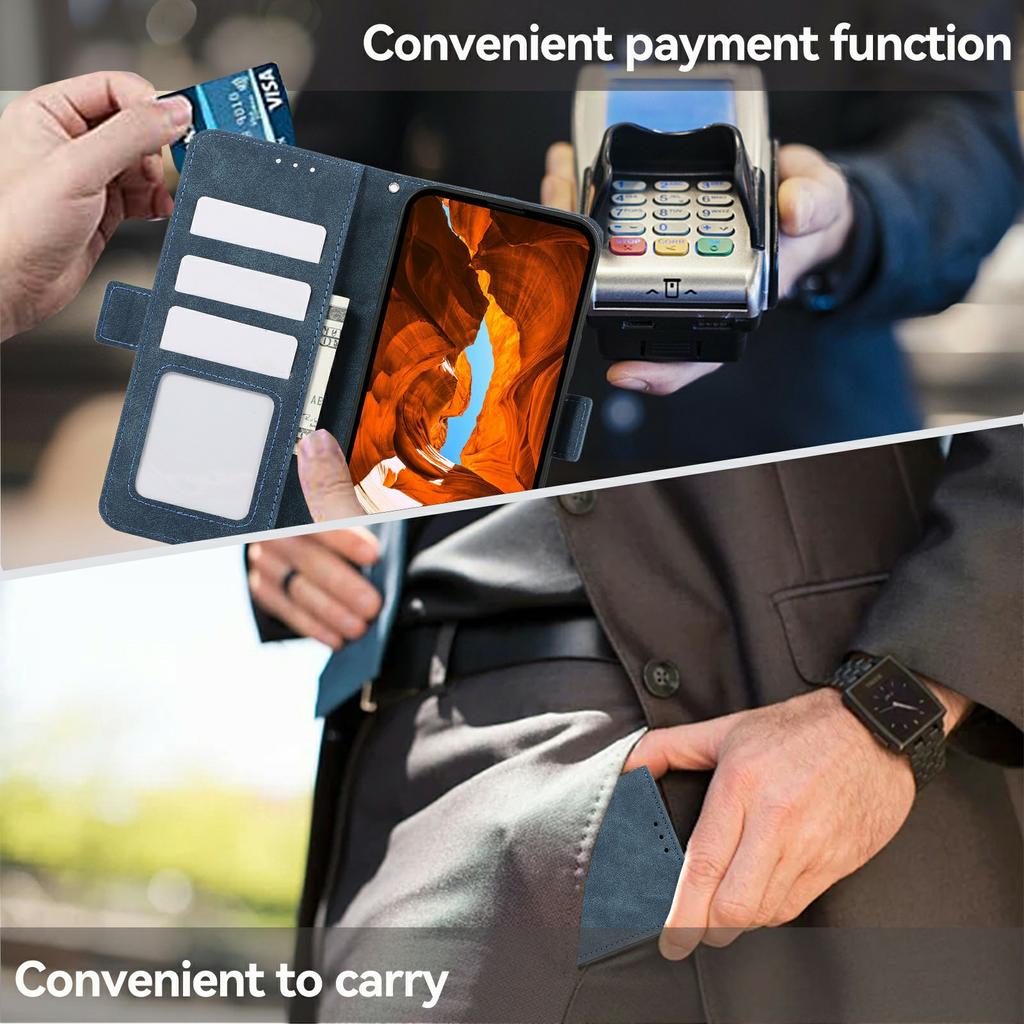 ABEEL For Samsung Galaxy A17 5G/A17 4G/A26 5G Case PU Leather Folio Stand View RFID Blocking Phone Cover